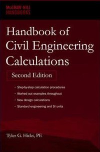 Handbook Of Civil Engineering Calculations