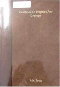 Handbook Of Irrigation Drainage