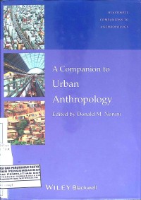 A Companion To Urban Anthropology