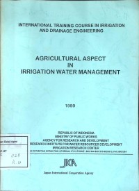 Agricultural Aspect In Irrigation Water Management (International)