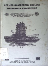 Image of Applied Quaternary Geology Foundation Engineering