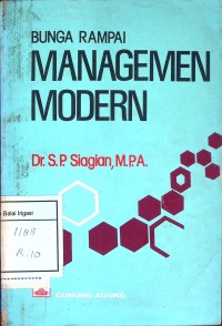 Bunga Rampai Managemen Modern