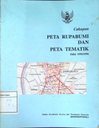 Image of Cakupan Peta Rupabumi Dan Peta Tematik