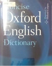 Concise Oxford English Dictionary