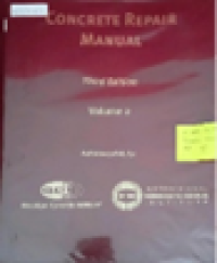 Image of CONCRETE REPAIR MANUAL VOLUME 2