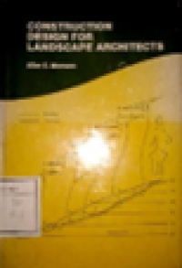 Image of CONSTRUCTION DESIGN FOR LANDSCAPE ARCHITECTS