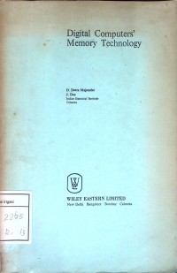 Image of Digital Computer Memory Technology