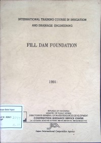 Fill Dam Foundation
