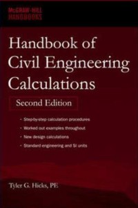 Image of Handbook Of Civil Engineering Calculations