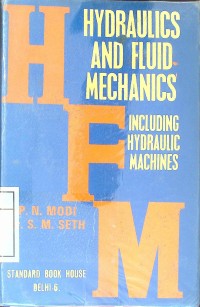 Image of Hydraulics and Fluid Mechanics Including Hydraulic Machines