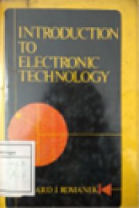 Introduction To Electronic Technology