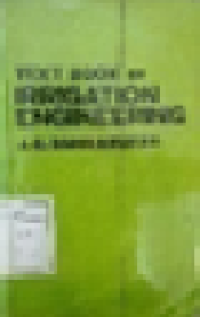 Image of Irrigation Engineering