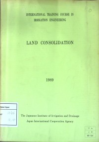 Land Consolidation