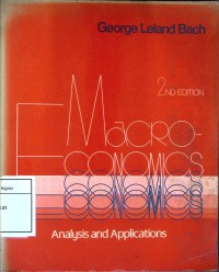 Macro-Economics : Analysis And Applications