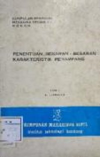 Penentuan Besaran-besaran Karakteristik Penampang