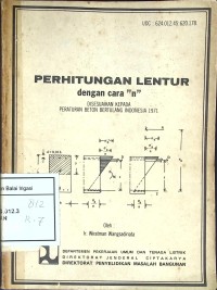 Image of Perhitungan Lentur Dengan Cara n
