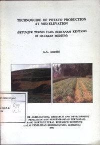 Image of Technoguide Of Patato Production At Mid-Elevation