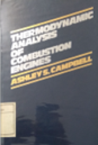 Image of Thermodynamic Analysis Of Combustion Engines
