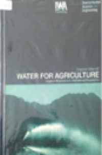 Water For Agriculture Irrigation Economics Iin International Perspective